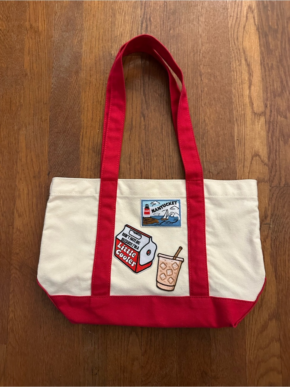 Nantucket Canvas Patchwork Tote Bag